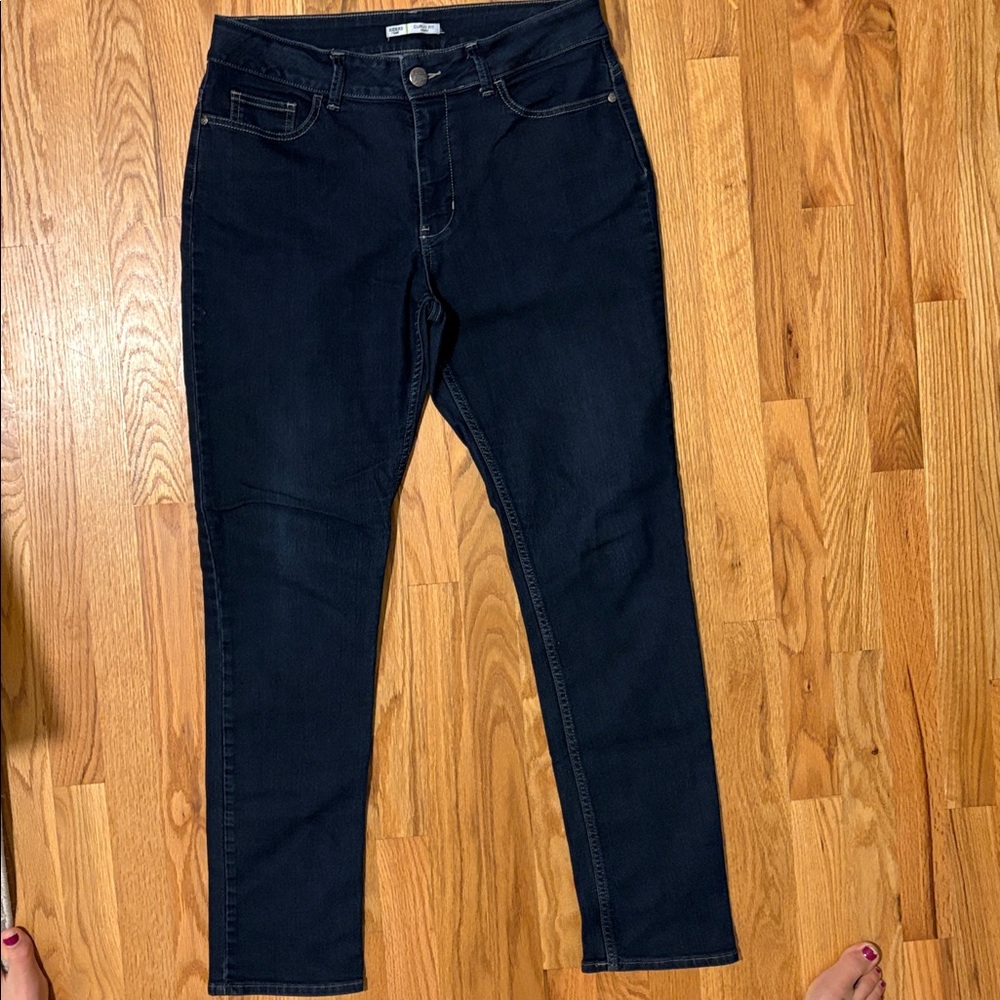 Lee Riders Curvy Fit Skinny Jeans - Deep Indigo